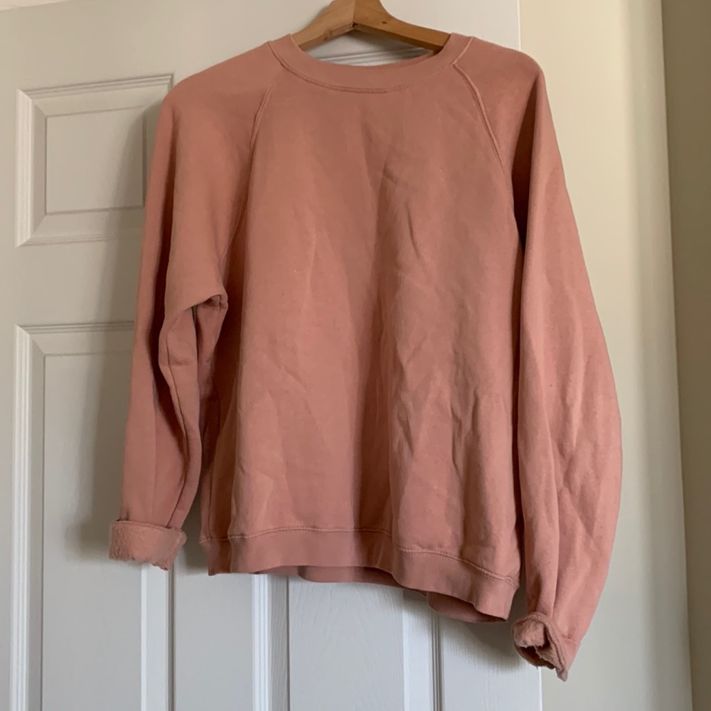 Frank and Oak blush Crewneck